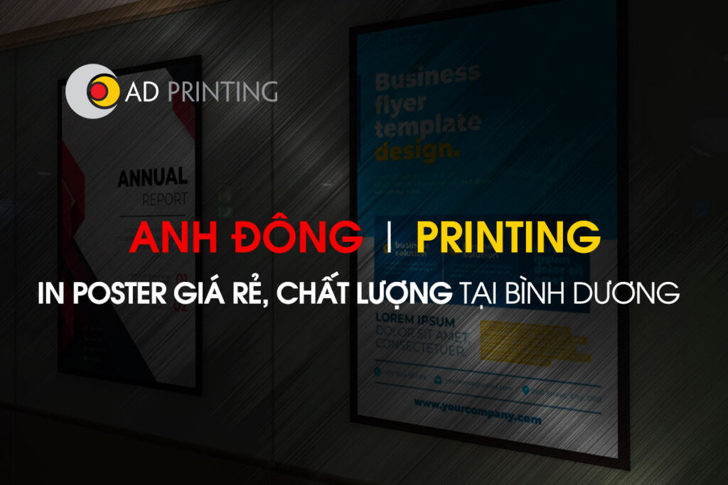 In Poster giá rẻ, chất lượng hàng đầu Bình Dương