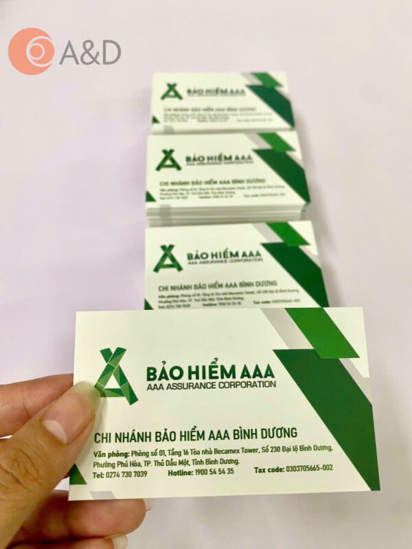 In card visit Bình Dương, nhận in mọi số lượng