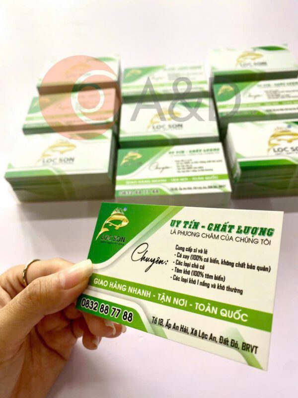 In card visit giá rẻ tại Bình Dương, cam kết chất lượng