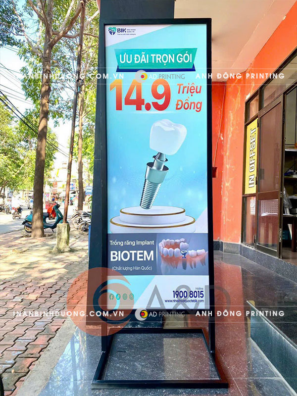 Xưởng in standee giá rẻ tại Bình Dương